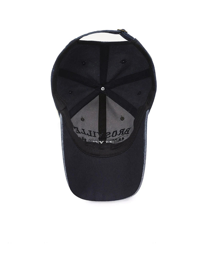 Gorra de béisbol para hombre Four Seasons, gorra bordada con lavado informal, sombrero para el sol con ala curvada, sitio web oficial