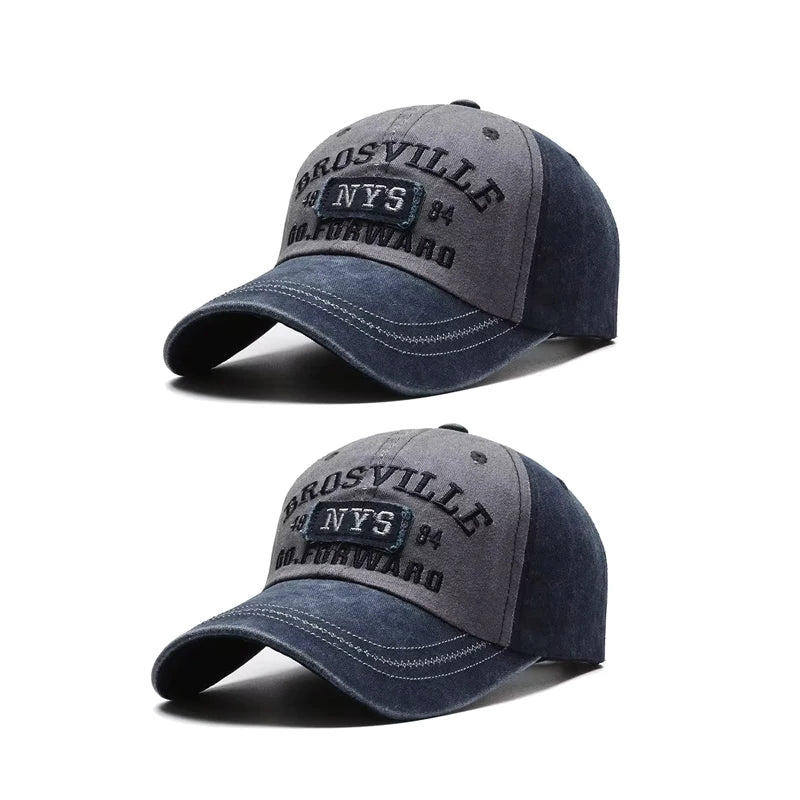 Gorra de béisbol para hombre Four Seasons, gorra bordada con lavado informal, sombrero para el sol con ala curvada, sitio web oficial