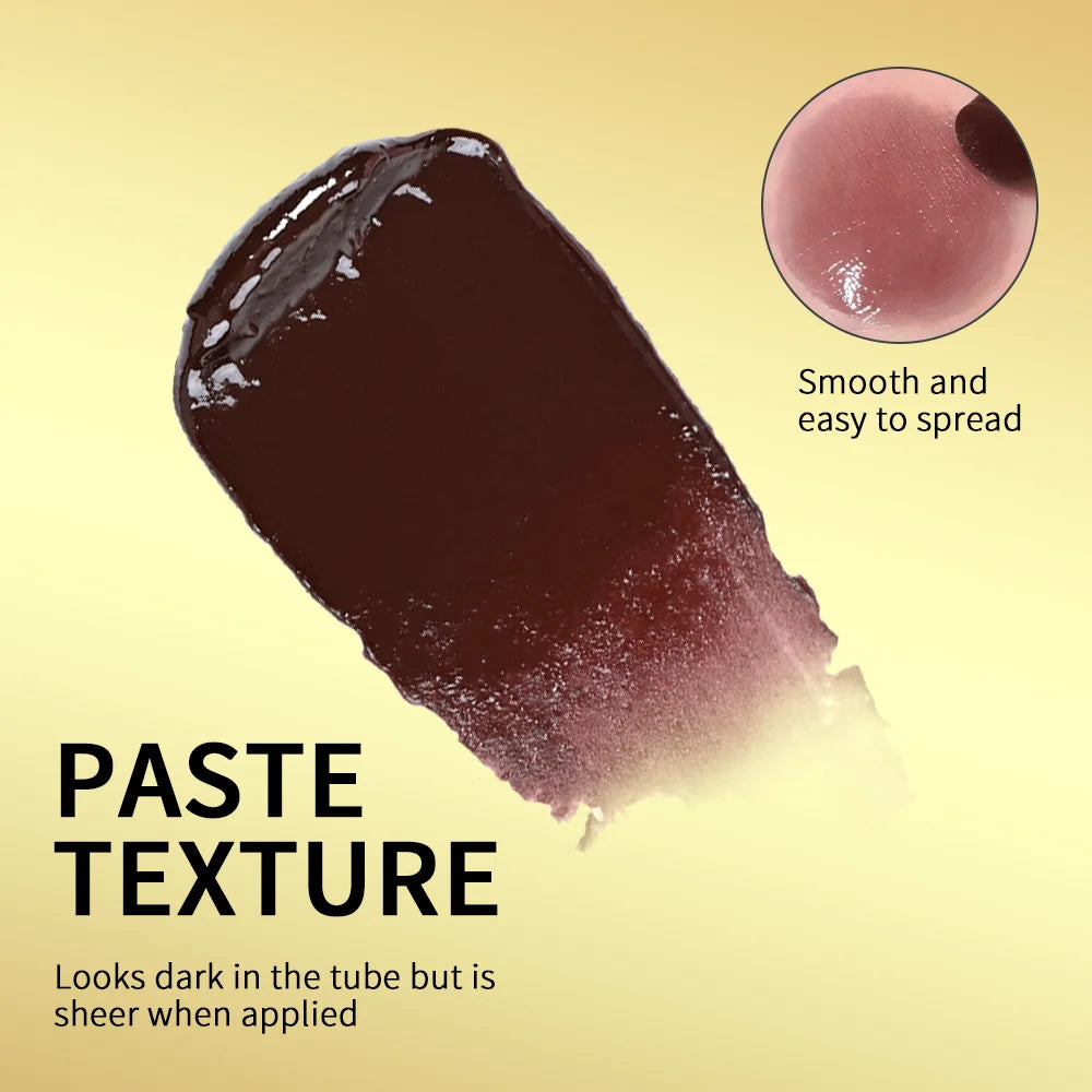 Lápiz labial de miel negro, hidratante de larga duración, maquillaje de labios Natural, brillo de labios, cosméticos exfoliantes para labios