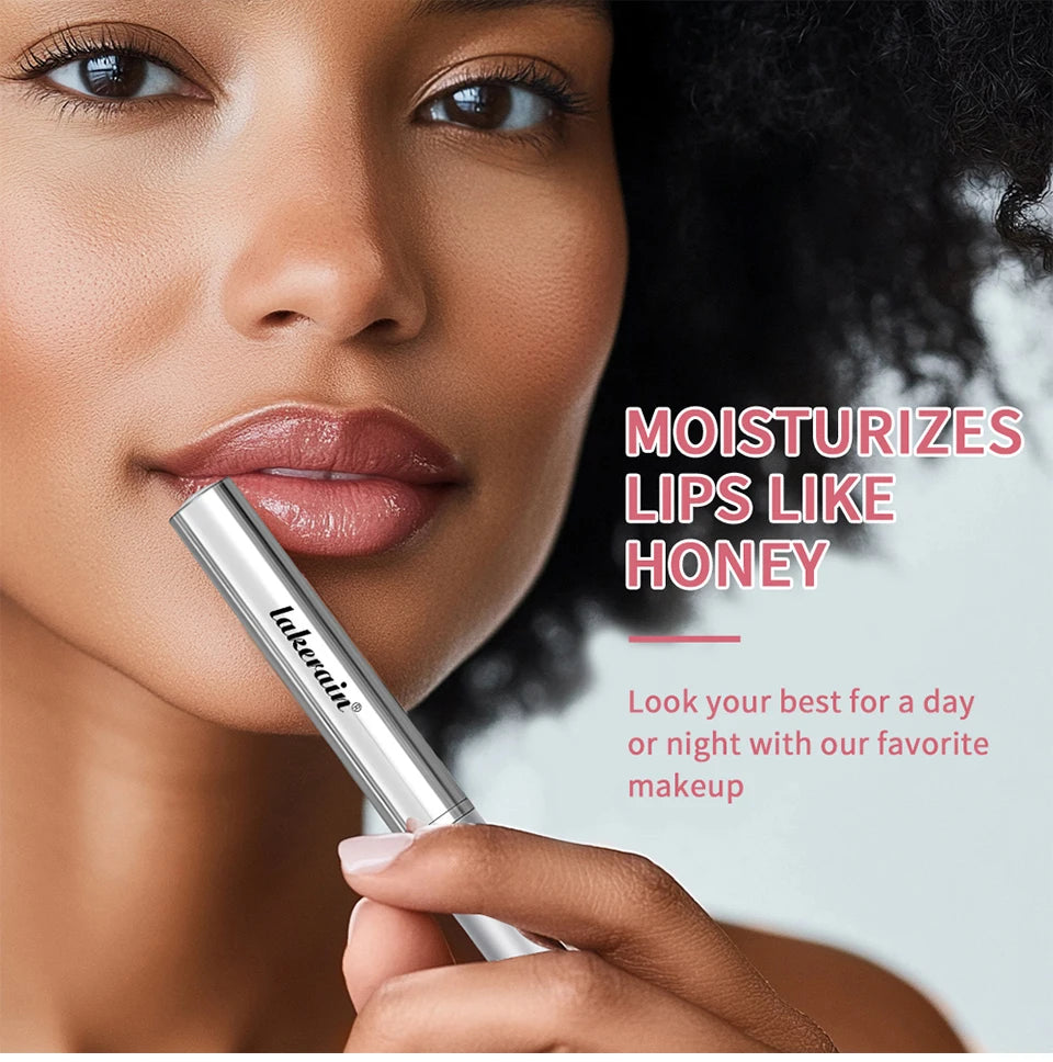 Lápiz labial de miel negro, hidratante de larga duración, maquillaje de labios Natural, brillo de labios, cosméticos exfoliantes para labios