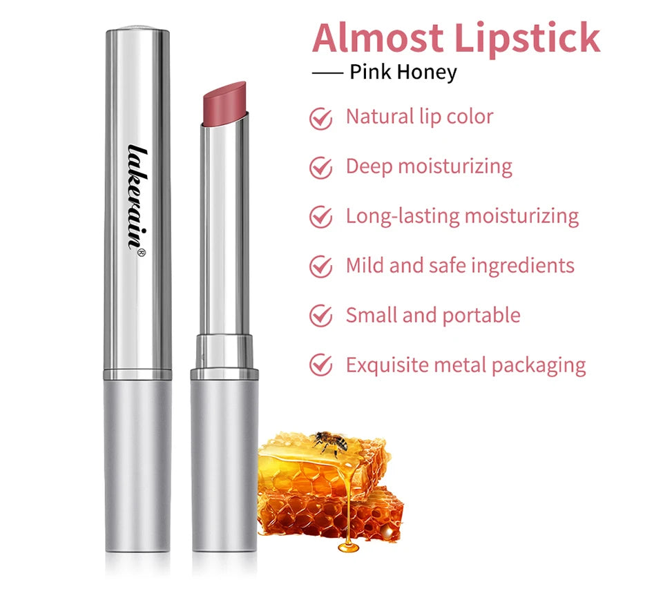 Lápiz labial de miel negro, hidratante de larga duración, maquillaje de labios Natural, brillo de labios, cosméticos exfoliantes para labios