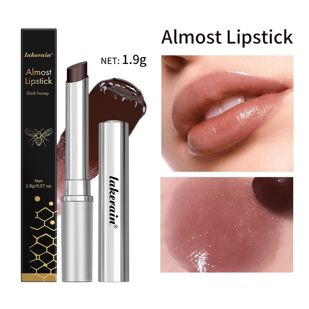 Lápiz labial de miel negro, hidratante de larga duración, maquillaje de labios Natural, brillo de labios, cosméticos exfoliantes para labios