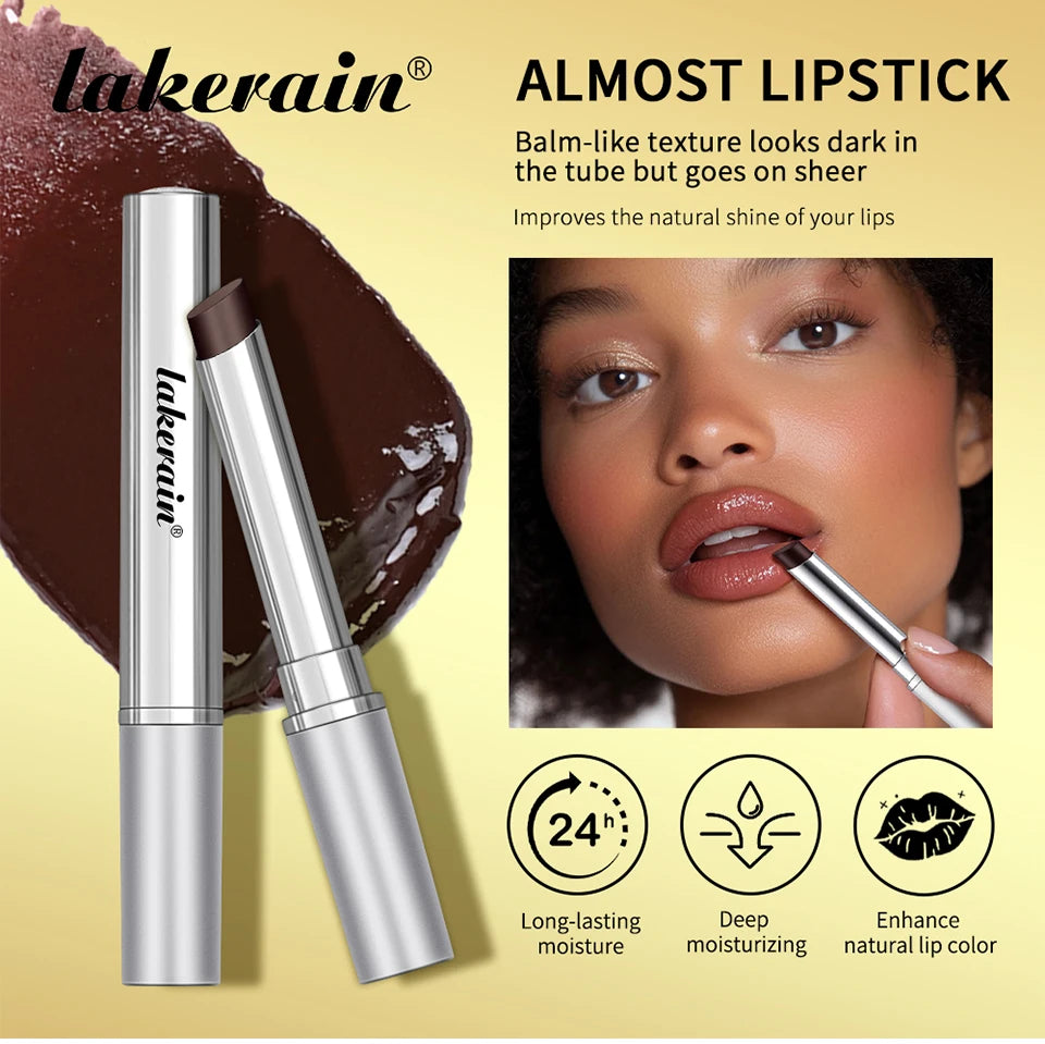 Lápiz labial de miel negro, hidratante de larga duración, maquillaje de labios Natural, brillo de labios, cosméticos exfoliantes para labios
