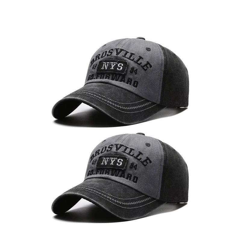 Gorra de béisbol para hombre Four Seasons, gorra bordada con lavado informal, sombrero para el sol con ala curvada, sitio web oficial