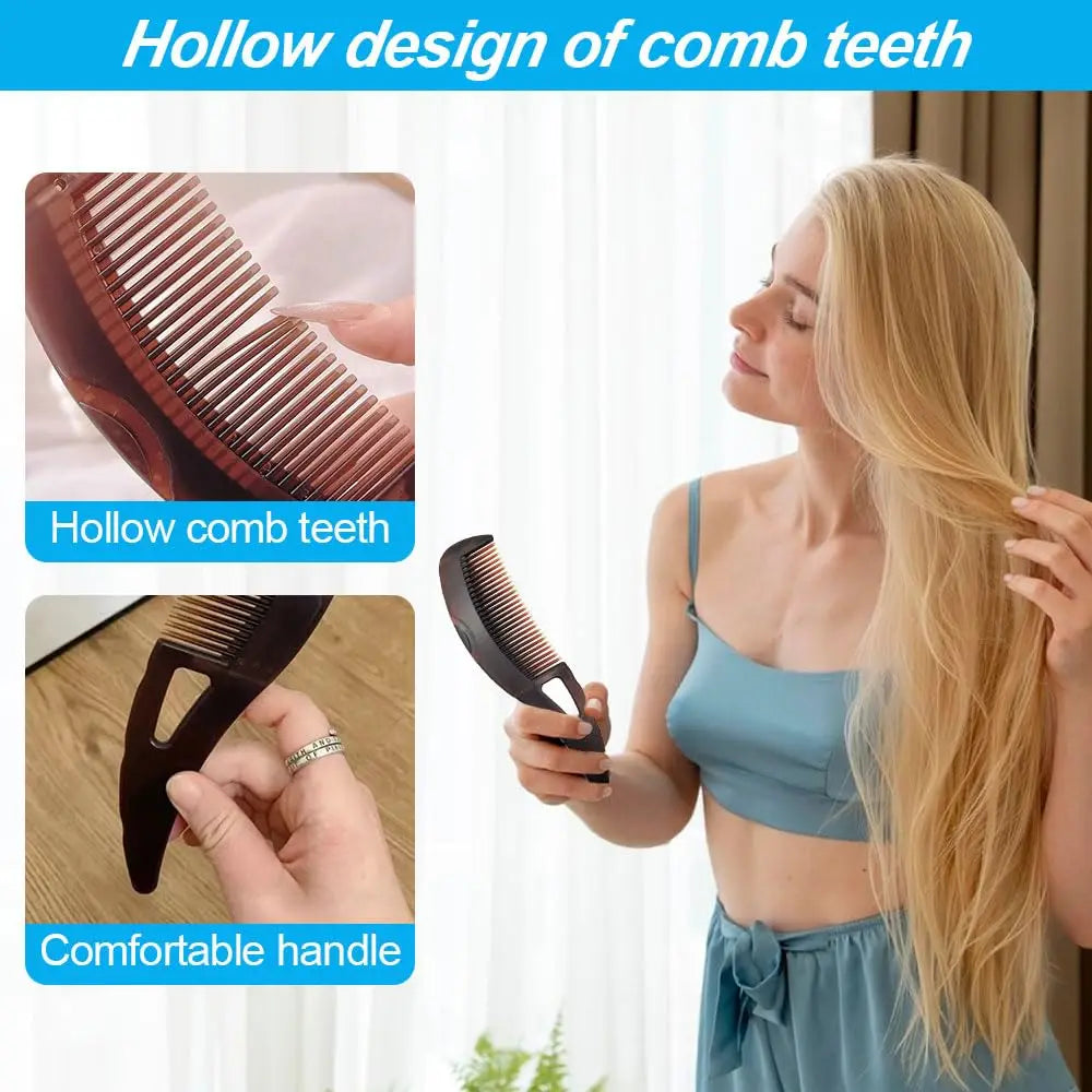 Peines para el cabello del cuero cabelludo para eliminación de caspa, peine para peluquería, cepillos de masaje antiestáticos autolimpiantes, herramientas de estilismo para peluquería