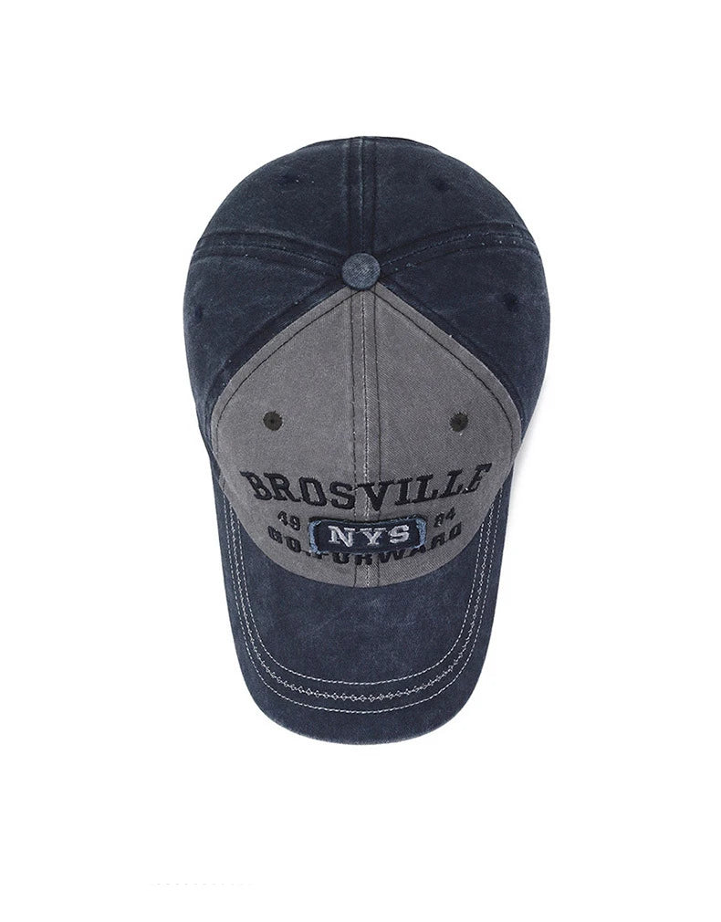 Gorra de béisbol para hombre Four Seasons, gorra bordada con lavado informal, sombrero para el sol con ala curvada, sitio web oficial