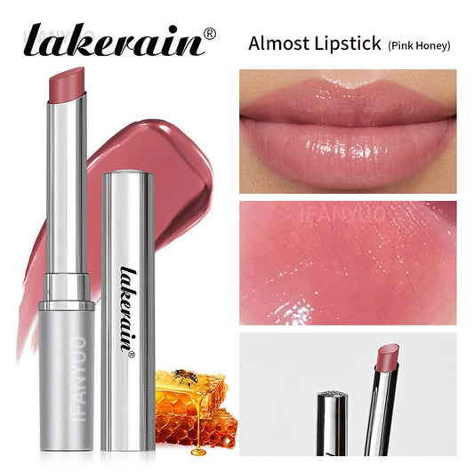 Lápiz labial de miel rosa con vitamina E, nutritivo, hidratante, bálsamo labial teñido, suave, mejora el Color Natural, maquillaje para el cuidado de los labios