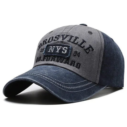 Gorra de béisbol para hombre Four Seasons, gorra bordada con lavado informal, sombrero para el sol con ala curvada, sitio web oficial
