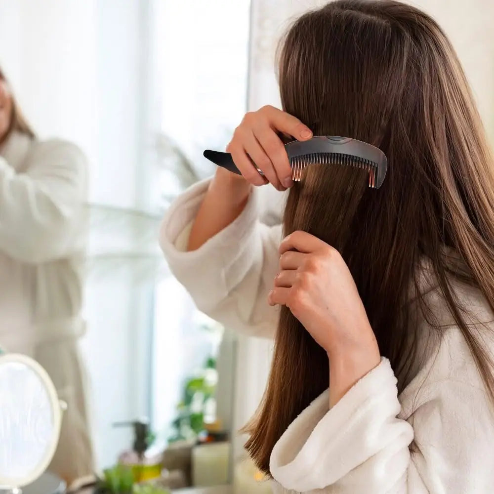 Peines para el cabello del cuero cabelludo para eliminación de caspa, peine para peluquería, cepillos de masaje antiestáticos autolimpiantes, herramientas de estilismo para peluquería