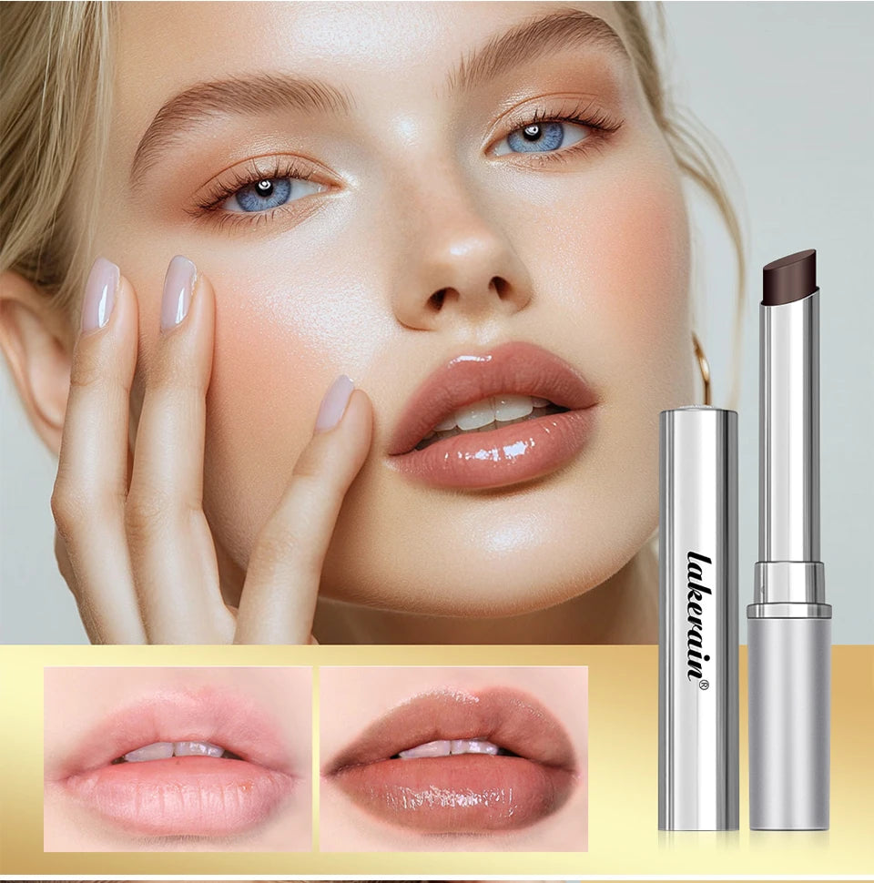 Lápiz labial de miel negro, hidratante de larga duración, maquillaje de labios Natural, brillo de labios, cosméticos exfoliantes para labios